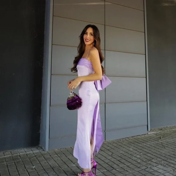 Zara Lavender Dress - Picture 9 of 10